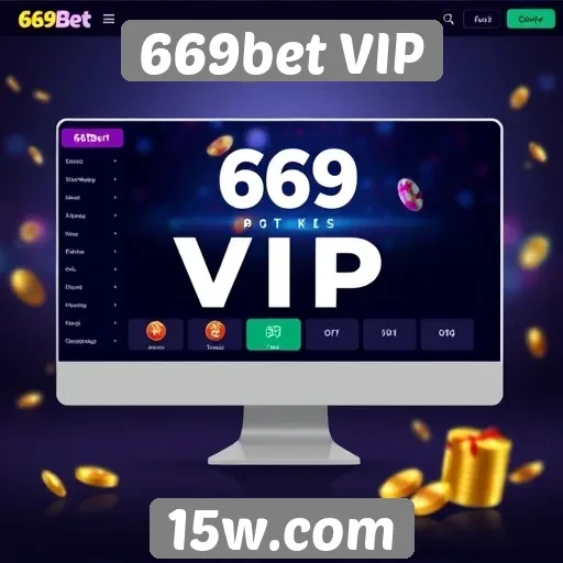 Interface do site 669bet VIP é amigável e acessível